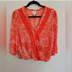 Red Blouse SIZE L