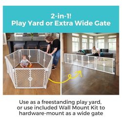 North Star Super Yard Playpen/baby Gate