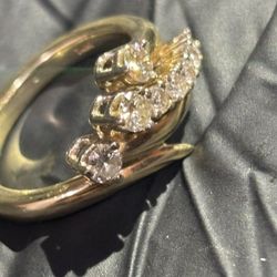 14k Gold Diamond Ring