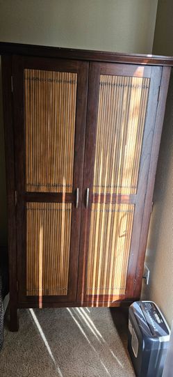 Bamboo slats armoire " from country of Bali"