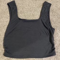 Women’s Ruched Crop Tank Top