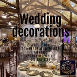 Wedding Decorations (rents Only)