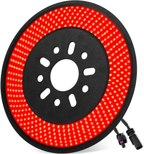 Spare Tire Brake Light for 2018-2025 Jeep Wrangler JL JLU Accessories, 405PCS LED Super Bright 3rd Third Brake Light, Plug & Play Wheel Light Red Ring