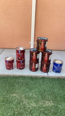 Cans of paint