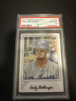 2017 Topps Gallery Cody Bellinger ARTIST PROOF #143 Graded PSA 10 GEM MINT