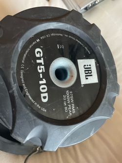 JBL GT5-10D 10-Inch Car Subwoofer