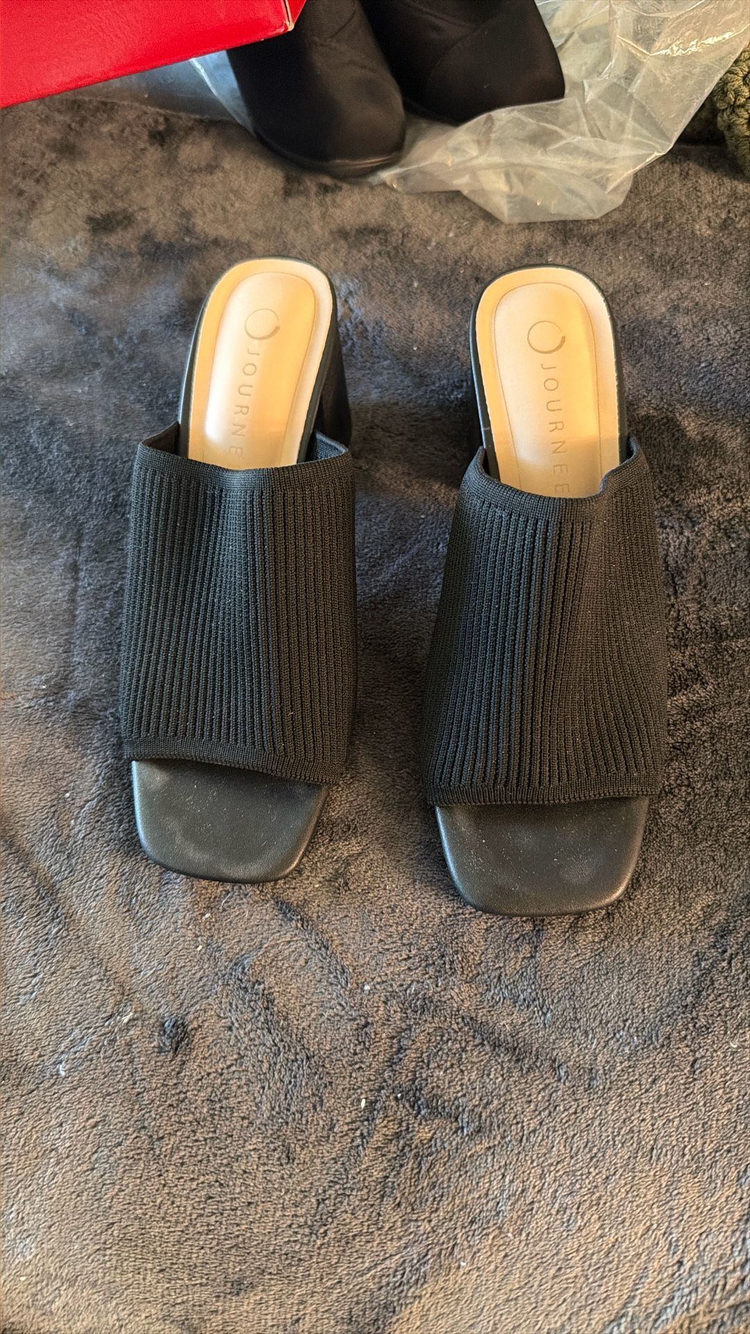 Black Open Toed Heels