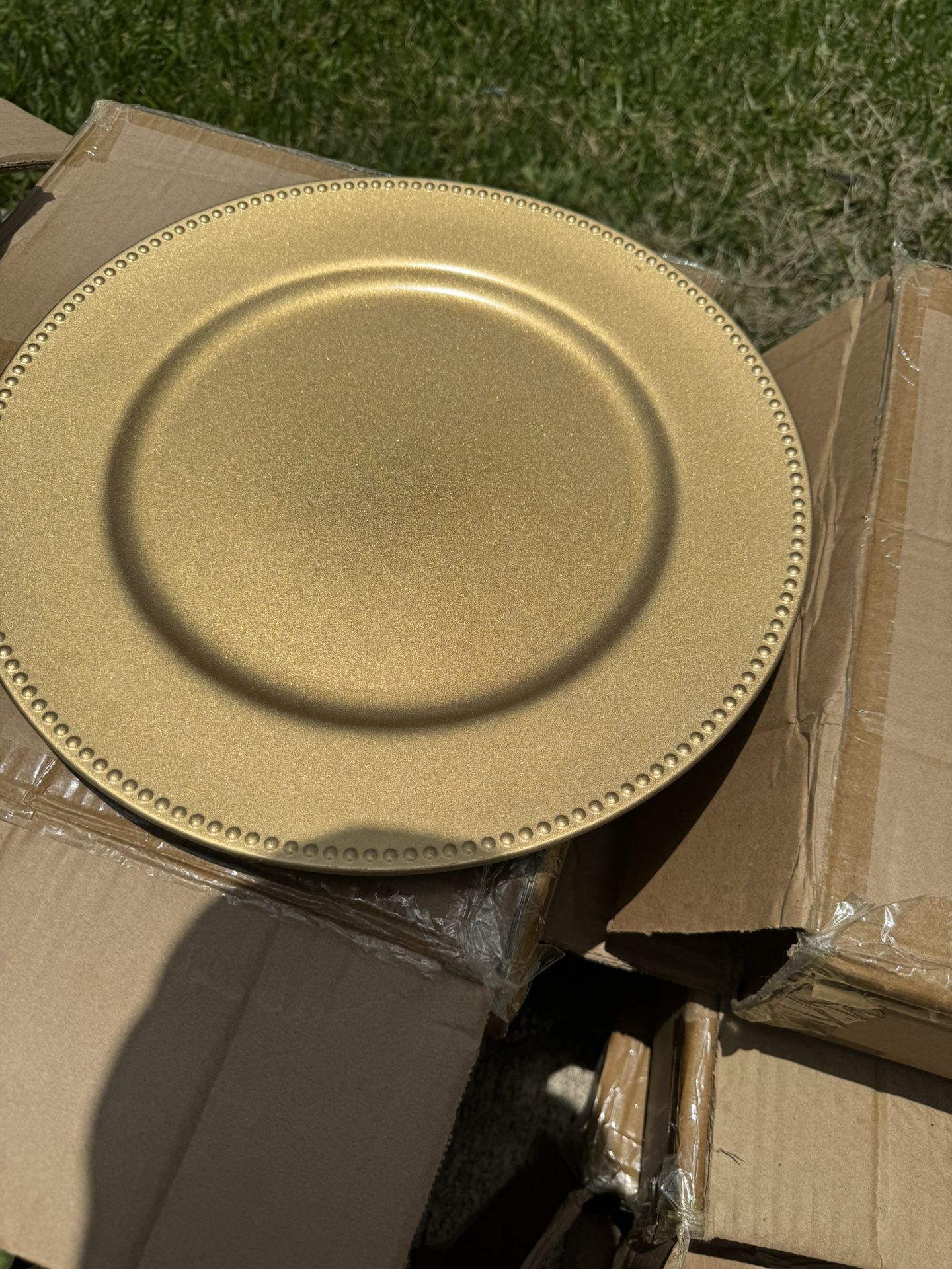Gold Charger Plates