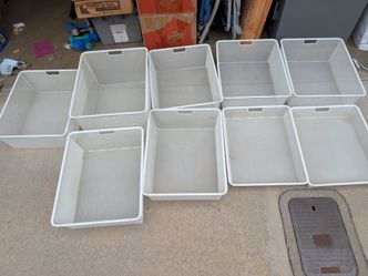 Elfa classic metal Mesh Basket bins | The Container Store
