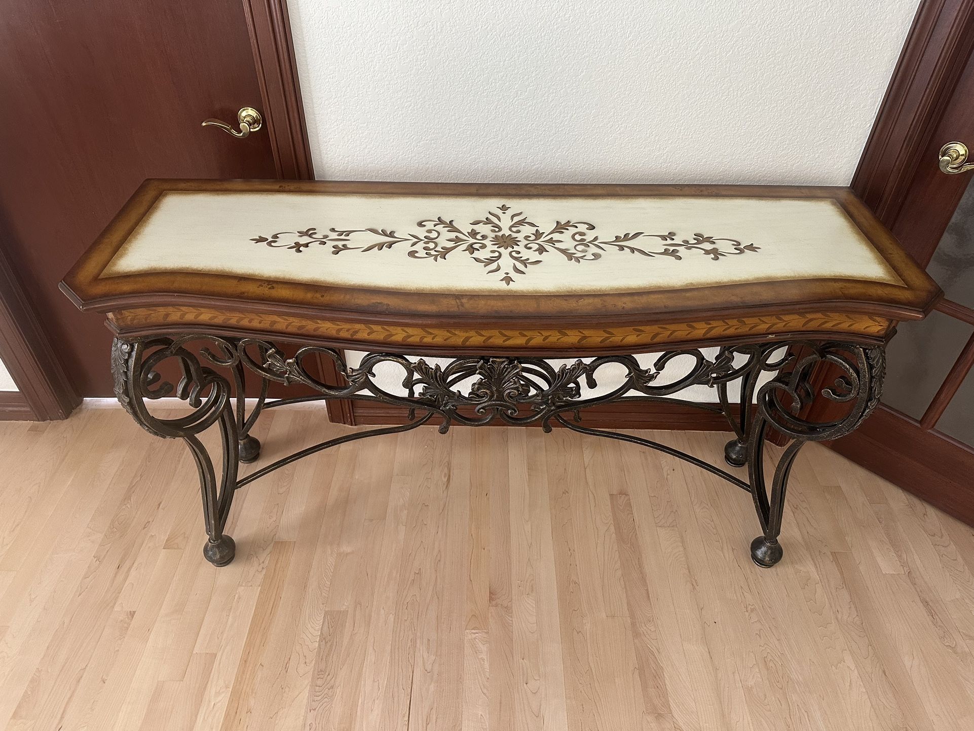 Wood Console Table