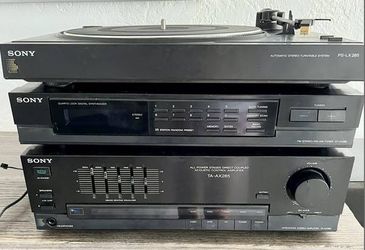 Vintage Sony Stereo System - Turntable & Amp $75-$90 (Will Separate) - $90 (North Park / Morley Field)