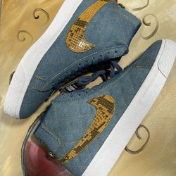 Nike x Supreme Blazer Denim Size 9