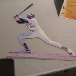 Reggie Jackson Signed Wall Art