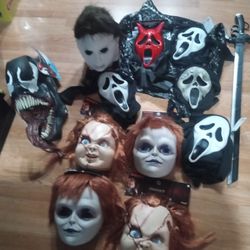 Halloween Truck Or Treat Masks 