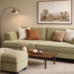 Cameleon sofa couch with ottoman