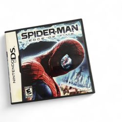 Nintendo DS Spider Man Edge of Time COMPLETE TESTED -WORKS!!