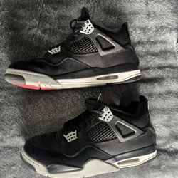 Jordan 4 Black Canvas