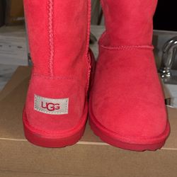 Red Ugg boots Size 6 Women 
