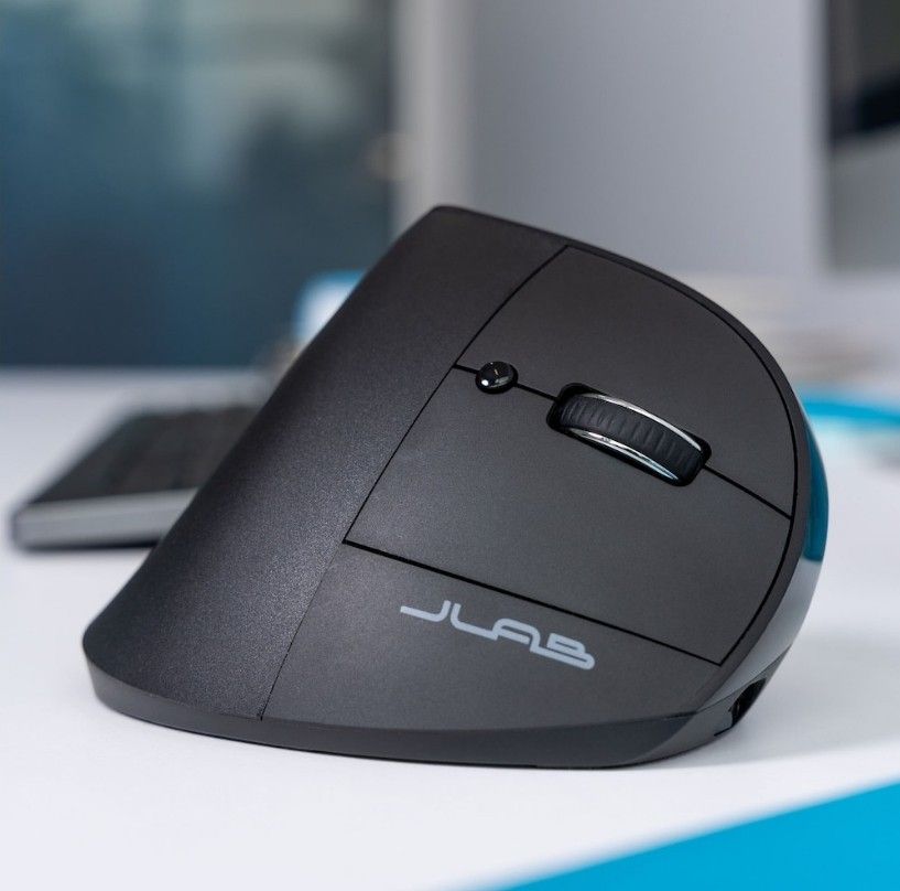 JLab JBuds Wireless Ergonomic Mouse - Black (Brand New)