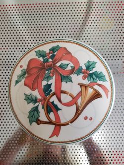 Brand new Mikasa Christmas candy container