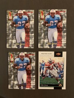4 Eddie George Rookie Cards