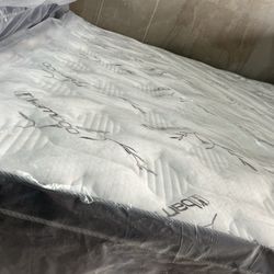 Brand New Pillow Top  Queen Size Mattress And Box
