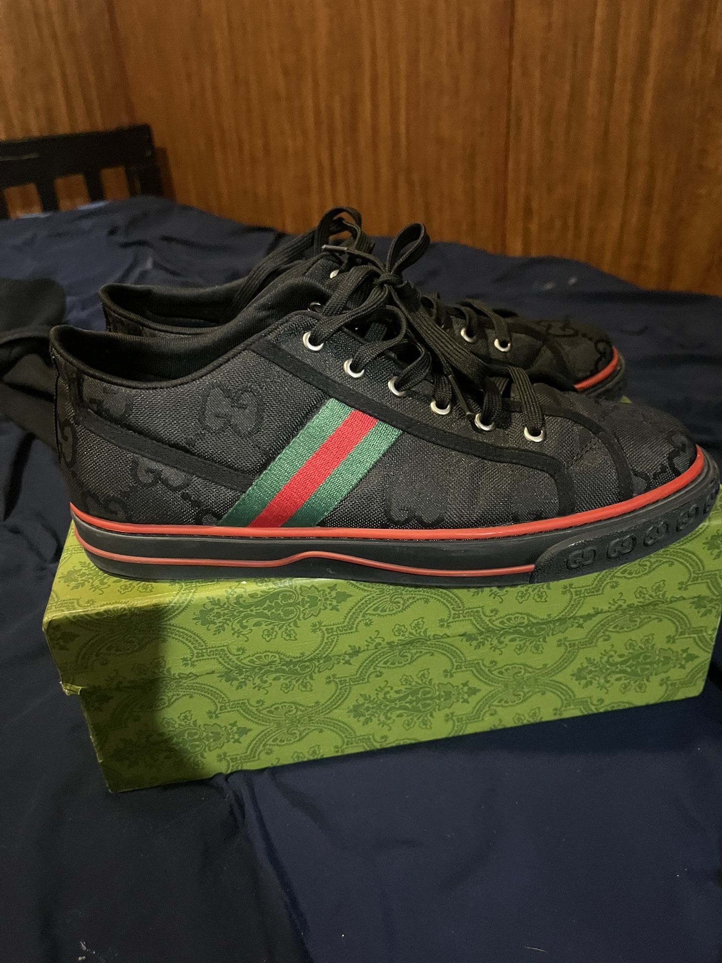 Gucci Tennis 1977 Off the Grid Low 'Black' | Men's...