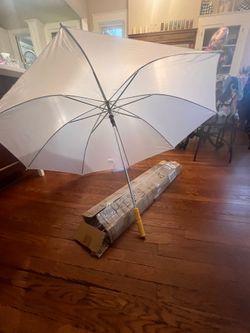White Umbrellas. New
