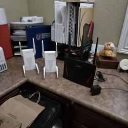 Asus Router and 2 Tplink Extenders