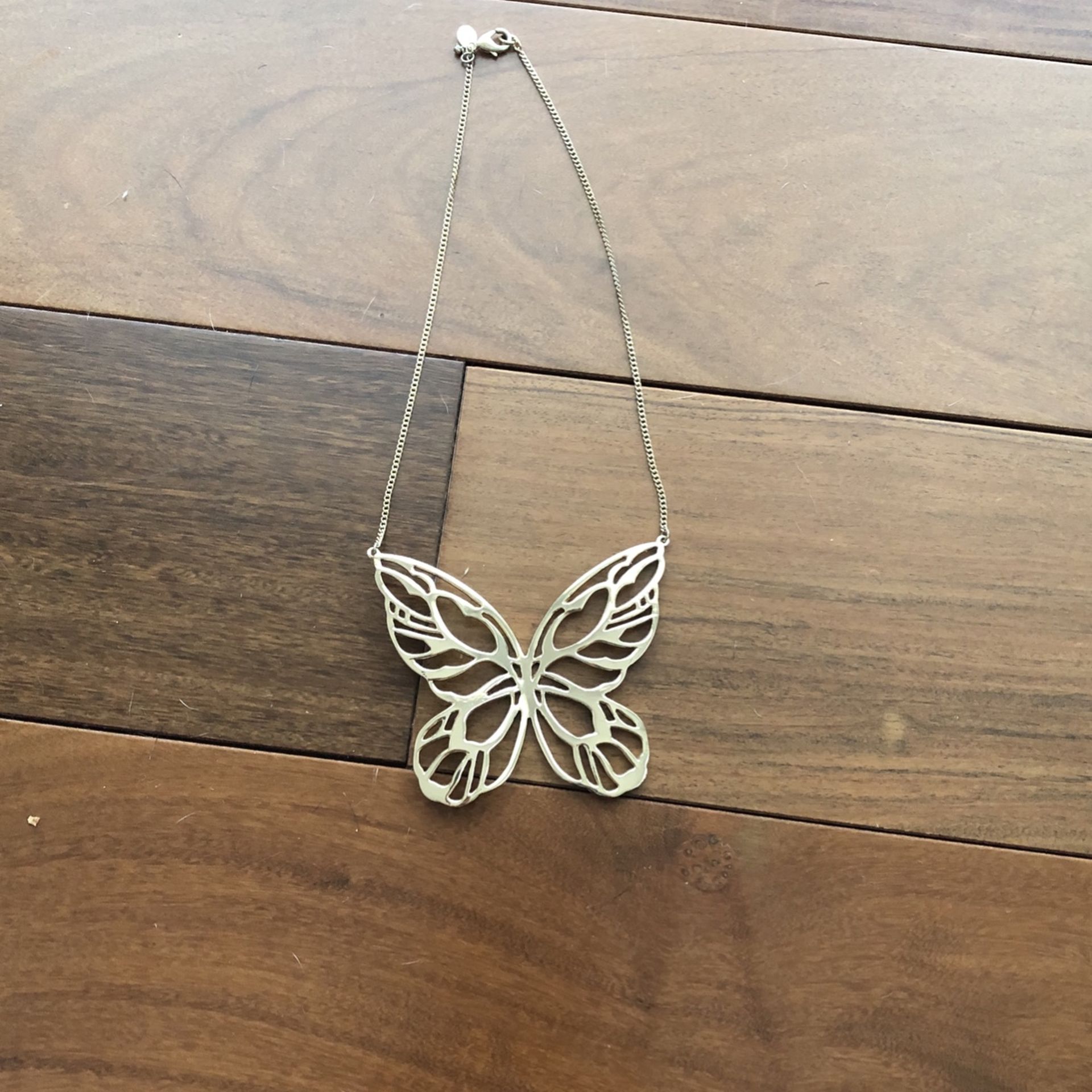 Gold Butterfly Necklace 