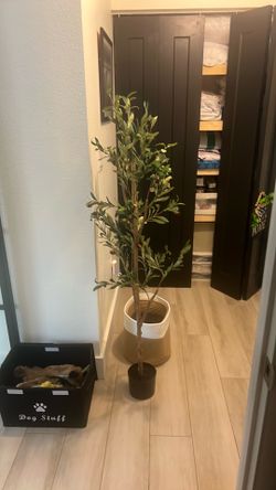 4ft faux olive tree