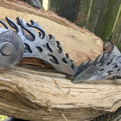 Bbq Pit Heavy Duty Hinges ( Flames )