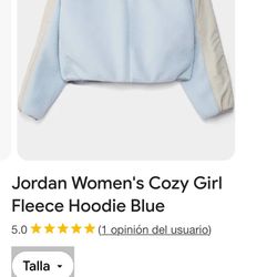 Jordan Women's Cozy Girl Fleece Hoodie Blue