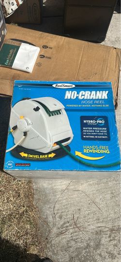 Reel smart no crank reel hose