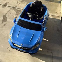 Blue Benz For Toddlers 