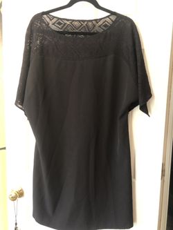 Black Evening Dress with Lace