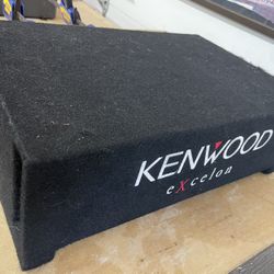 Kenwood Excelon 8 Inch Subwoofer/box 
