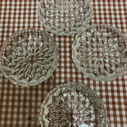 Vintage Cut-Glass Coasters