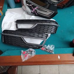 Audi, Oem Foglight Trim Left And Right