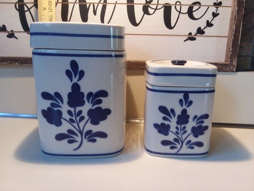 Vintage Mid Century Canisters