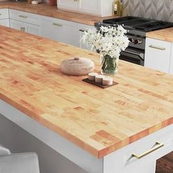 🪵 Allen + Roth Acacia Butcher Block Countertop – Brand New in Box