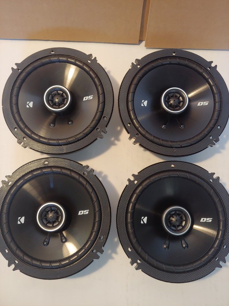 KICKER 2  PAIRS  6.5" 2 WAY  240 WATTS CAR SPEAKERS  ( BRAND NEW PRICE IS LOWEST INSTALL NOT AVAILABLE  )