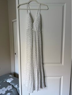Love Bonito White/Black Polka Dot Dress XS