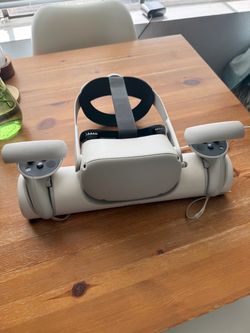 Oculus Quest 2 VR Headset White 256GB Elite Head Strap & Charging Dock