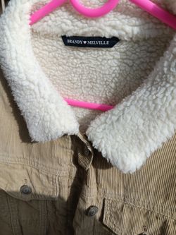 Brandy Melville Corduroy Sherpa Jacket