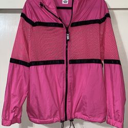 Pink Windbreaker Jacket