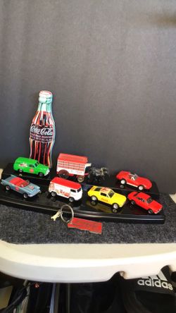 Collectible Coca Cola cars