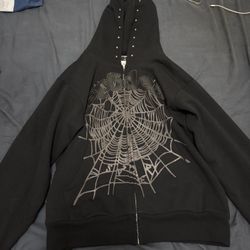 S Spider Zip Up Hoodie
