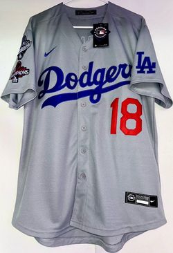 Dodgers Yamamoto WS Gray Jersey MVP