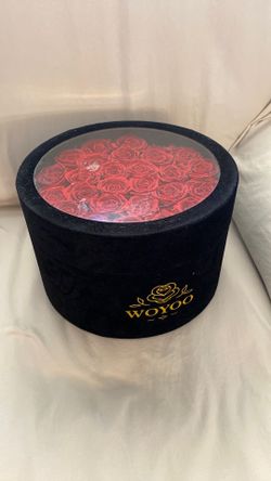 uxury Forever Real Roses in Suede